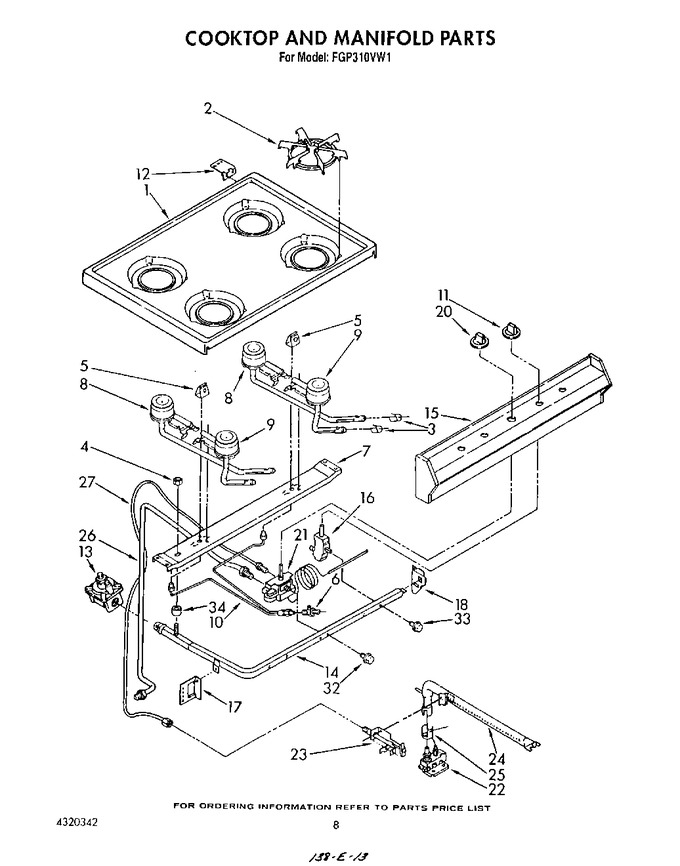 Diagram for FGP310VW1