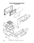 Diagram for 03 - Oven Door And Broiler