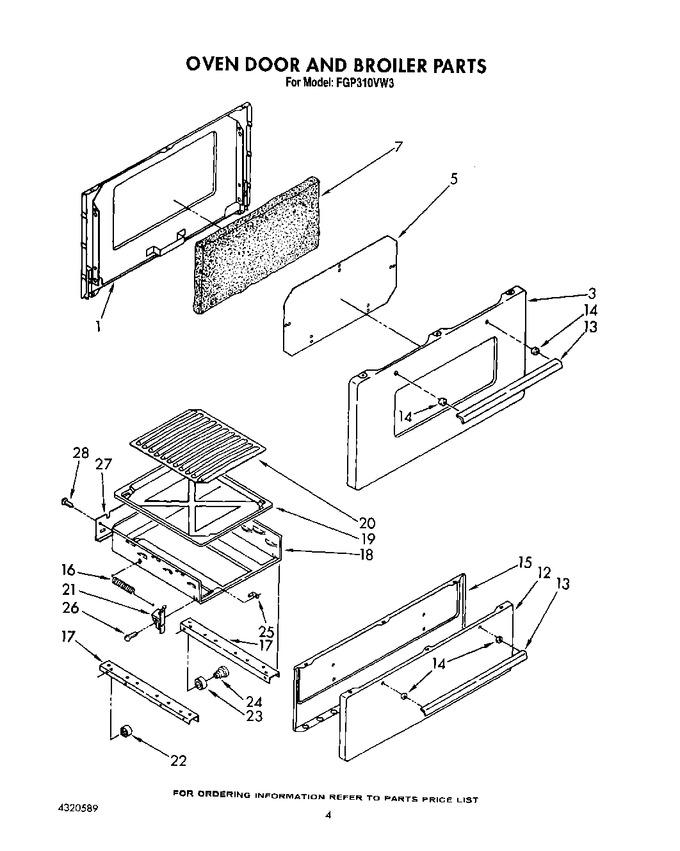 Diagram for FGP310VW3