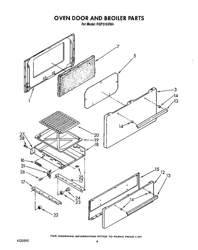 Diagram for FGP315VW4