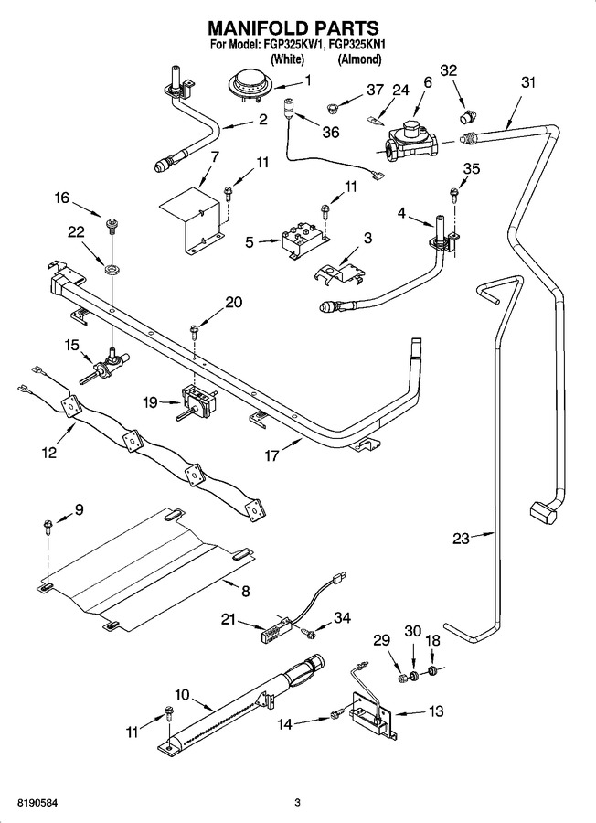 Diagram for FGP325KW1