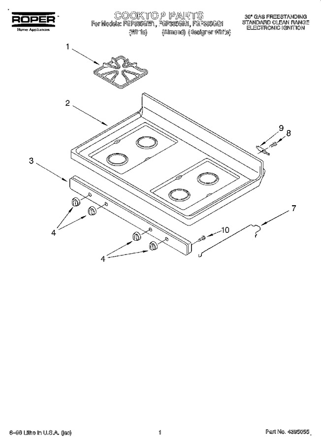 Diagram for FGP335GW1