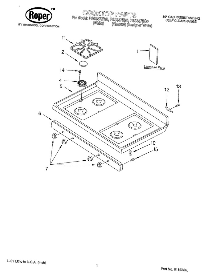 Diagram for FGS337KW0