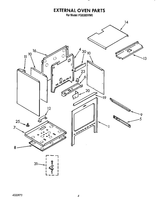 Diagram for FGS385VW0
