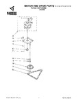Diagram for 01 - Motor And Drive Parts