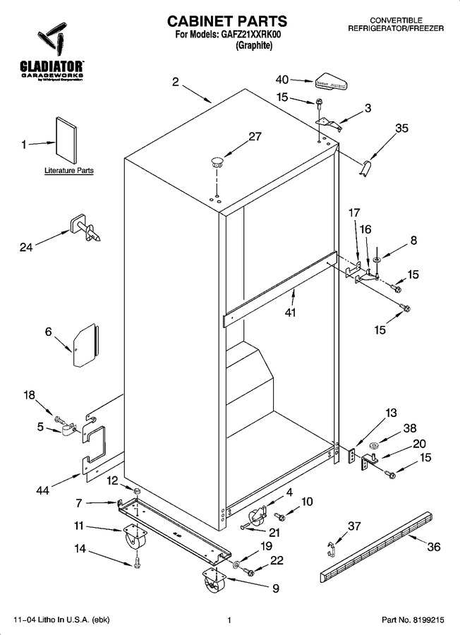 Diagram for GAFZ21XXRK00