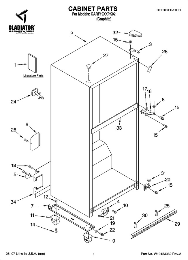 Diagram for GARF19XXPK02