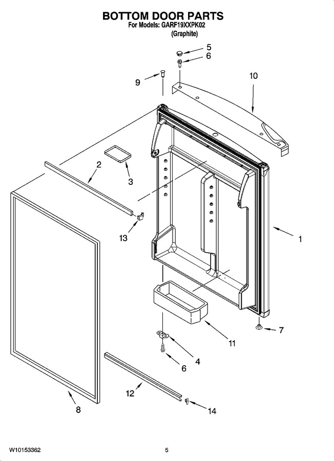 Diagram for GARF19XXPK02