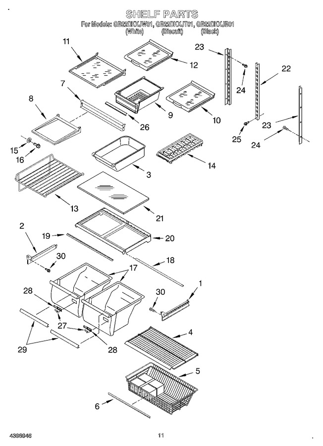 Diagram for GB22DKXJW01