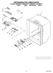 Diagram for 04 - Refrigerator Liner Parts