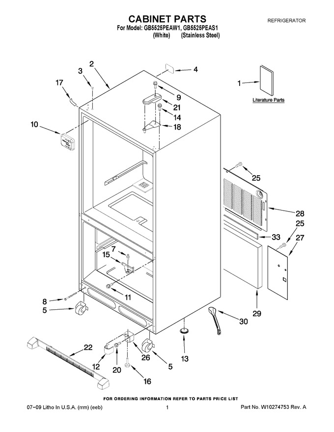Diagram for GB5525PEAW1