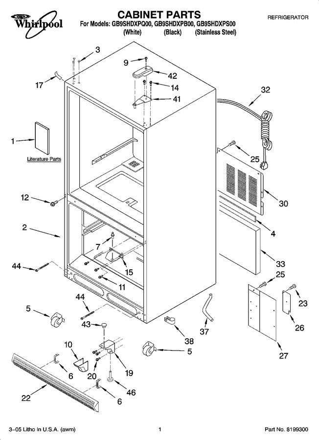 Diagram for GB9SHDXPB00