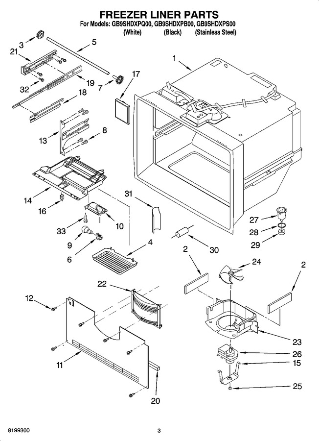 Diagram for GB9SHDXPB00