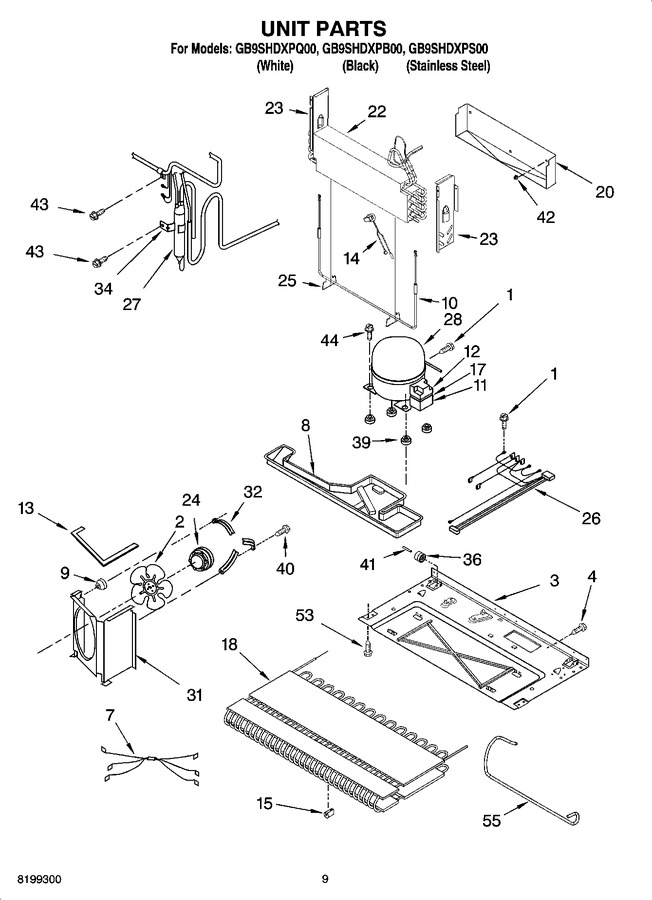 Diagram for GB9SHDXPB00