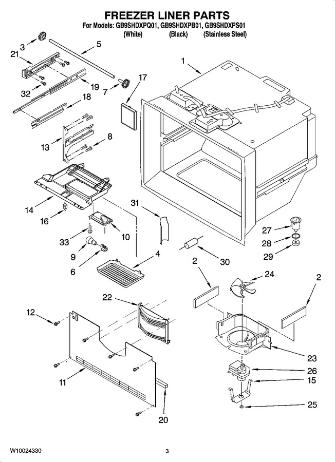 Diagram for GB9SHDXPB01
