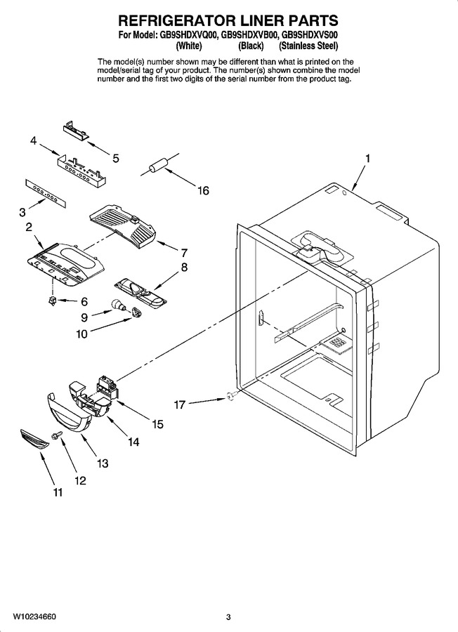 Diagram for GB9SHDXVB00