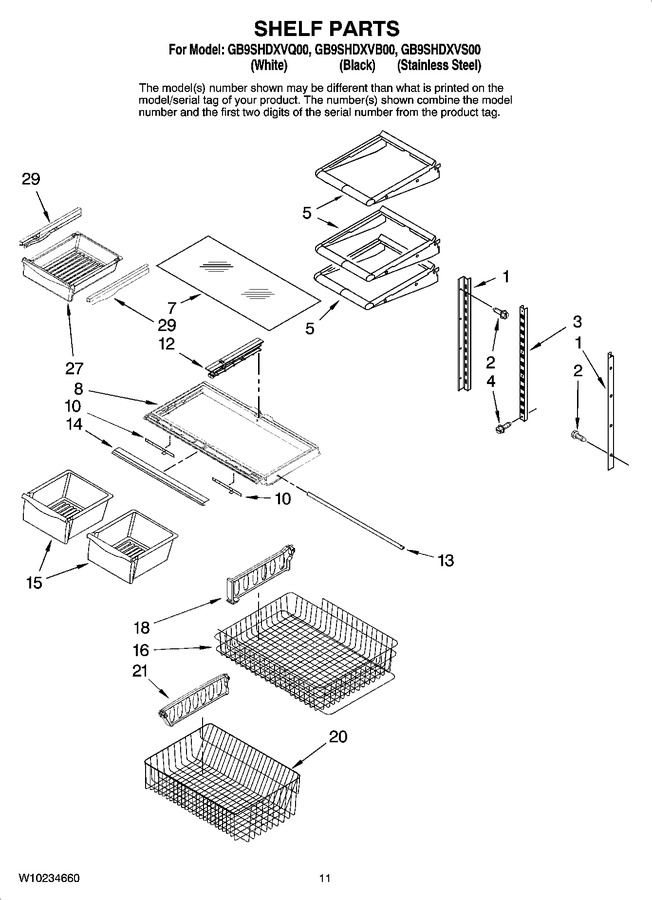 Diagram for GB9SHDXVB00