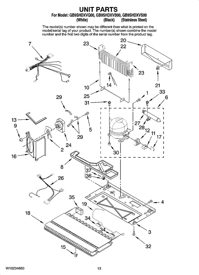 Diagram for GB9SHDXVB00