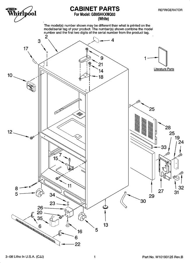 Diagram for GB9SHKXMQ03