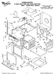 Diagram for 01 - Oven Parts