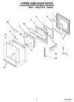 Diagram for 04 - Upper Oven Door Parts