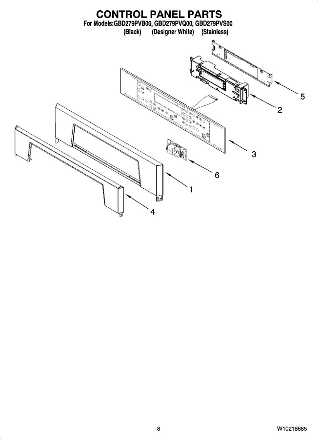 Diagram for GBD279PVQ00