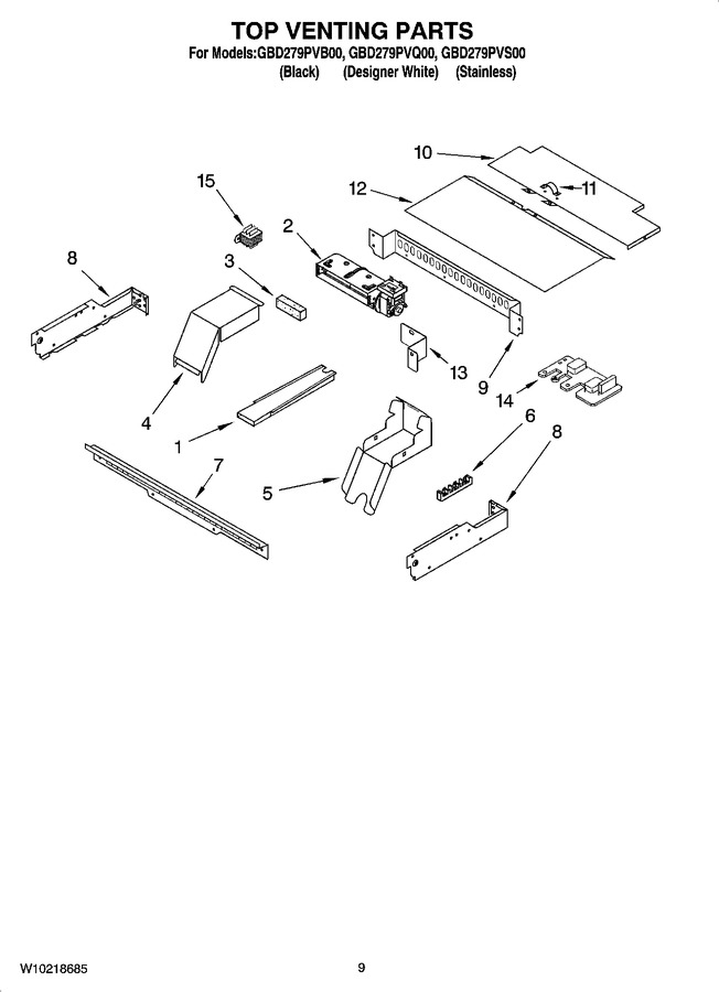 Diagram for GBD279PVQ00