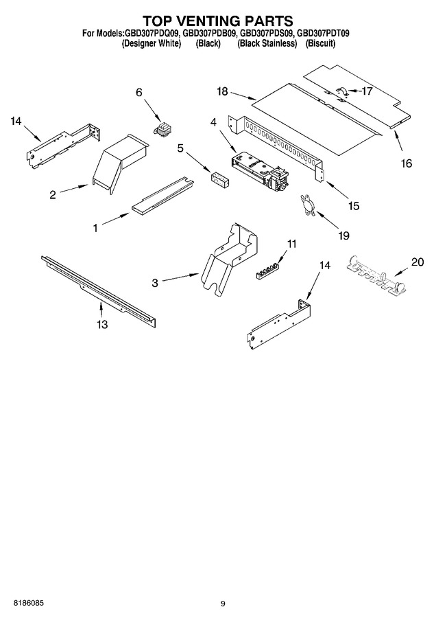 Diagram for GBD307PDT09