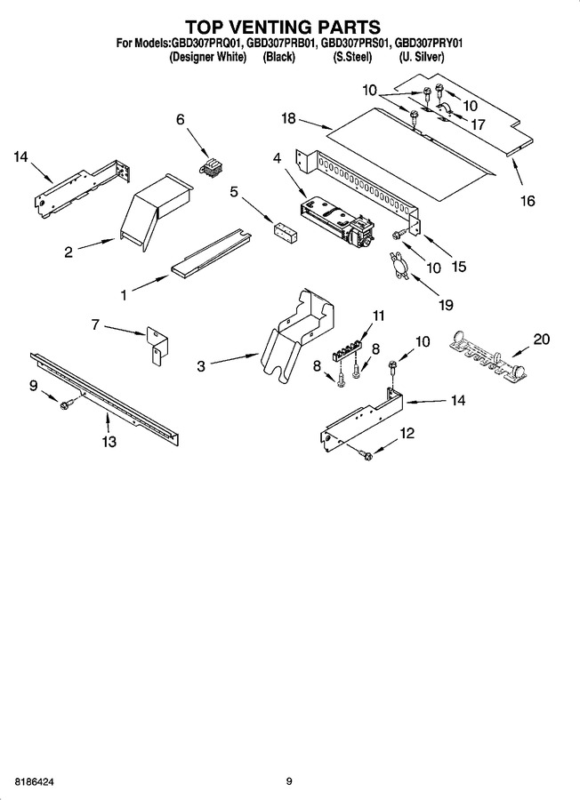 Diagram for GBD307PRB01