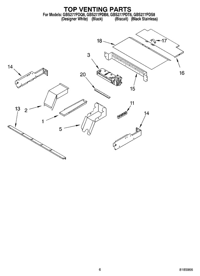 Diagram for GBS277PDS8