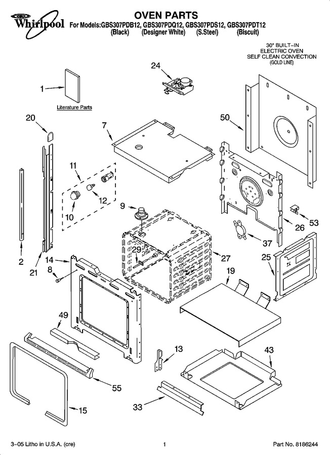 Diagram for GBS307PDQ12