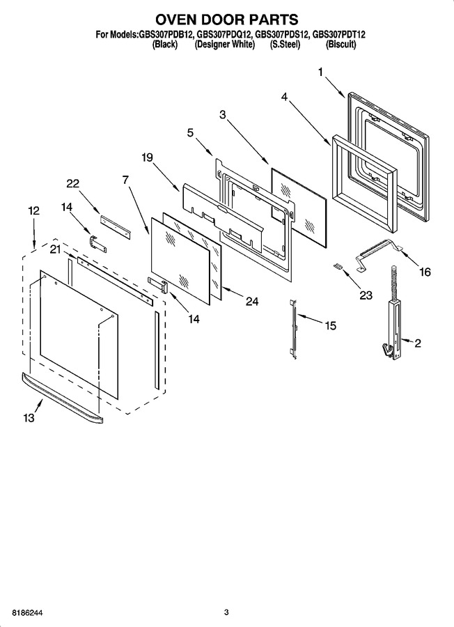 Diagram for GBS307PDQ12