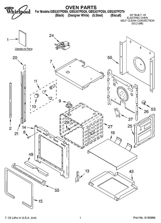 Diagram for GBS307PDS9