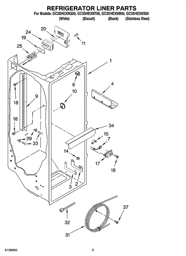 Diagram for GC3SHEXNB00