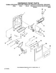 Diagram for 08 - Dispenser Front Parts