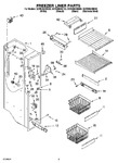 Diagram for 04 - Freezer Liner Parts