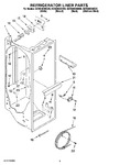 Diagram for 02 - Refrigerator Liner Parts