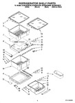 Diagram for 03 - Refrigerator Shelf Parts