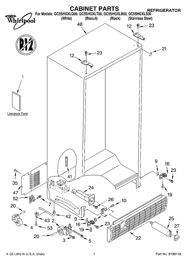 Diagram for GC5SHGXLB00