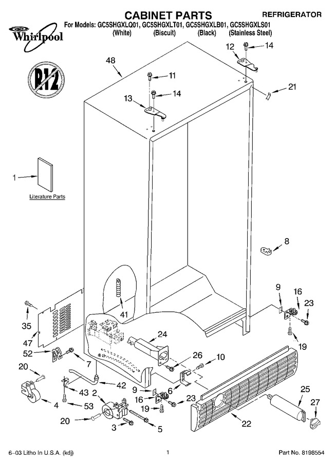 Diagram for GC5SHGXLB01