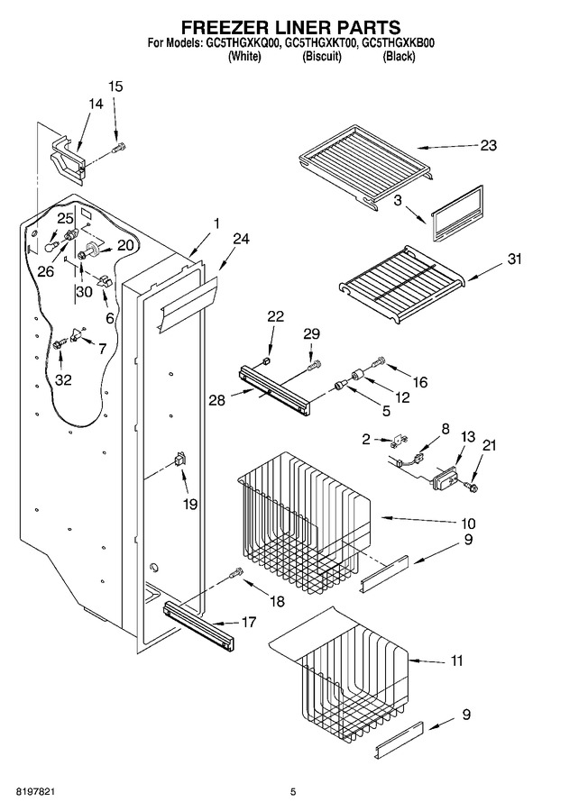 Diagram for GC5THGXKB00