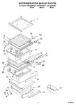 Diagram for 03 - Refrigerator Shelf Parts