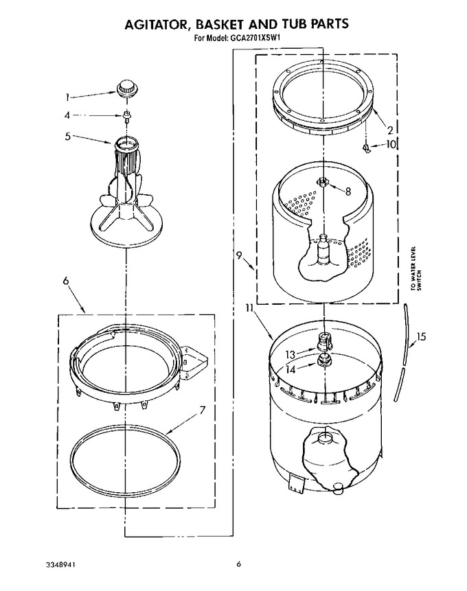Diagram for GCA2701XSW1