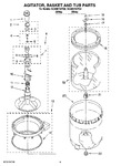 Diagram for 03 - Agitator, Basket And Tub Parts