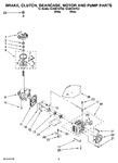 Diagram for 04 - Brake, Clutch, Gearcase, Motor And Pump Parts