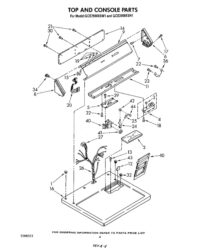 Diagram for GCE2900XSN1