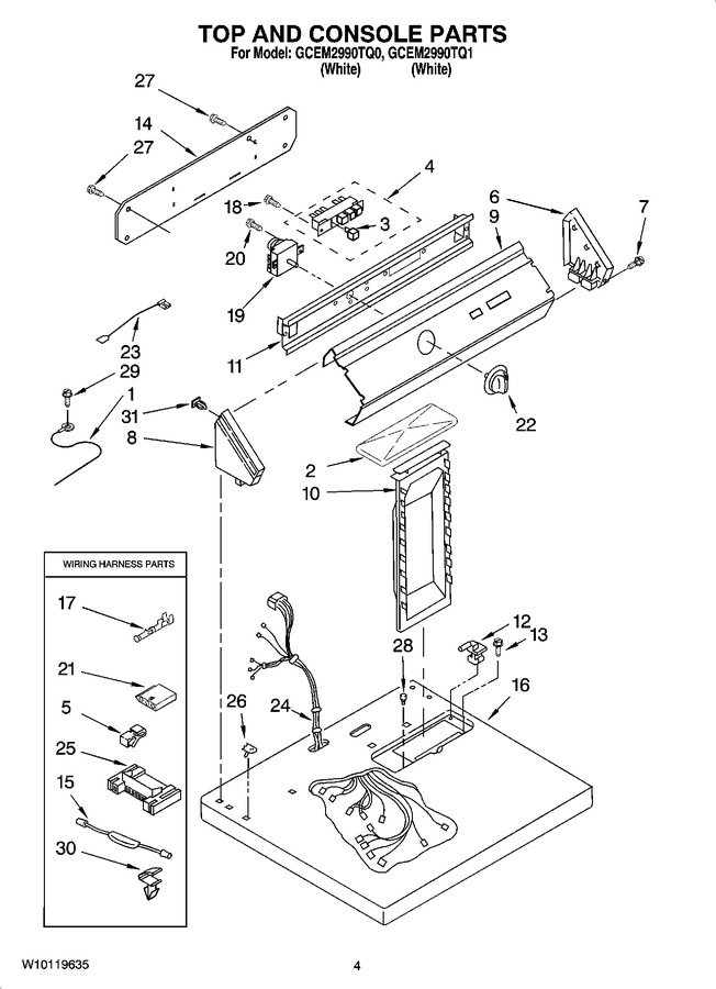 Diagram for GCEM2990TQ0