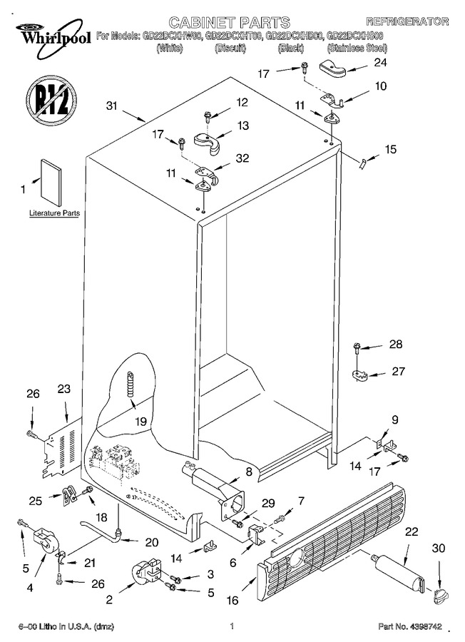 Diagram for GD22DCXHW00