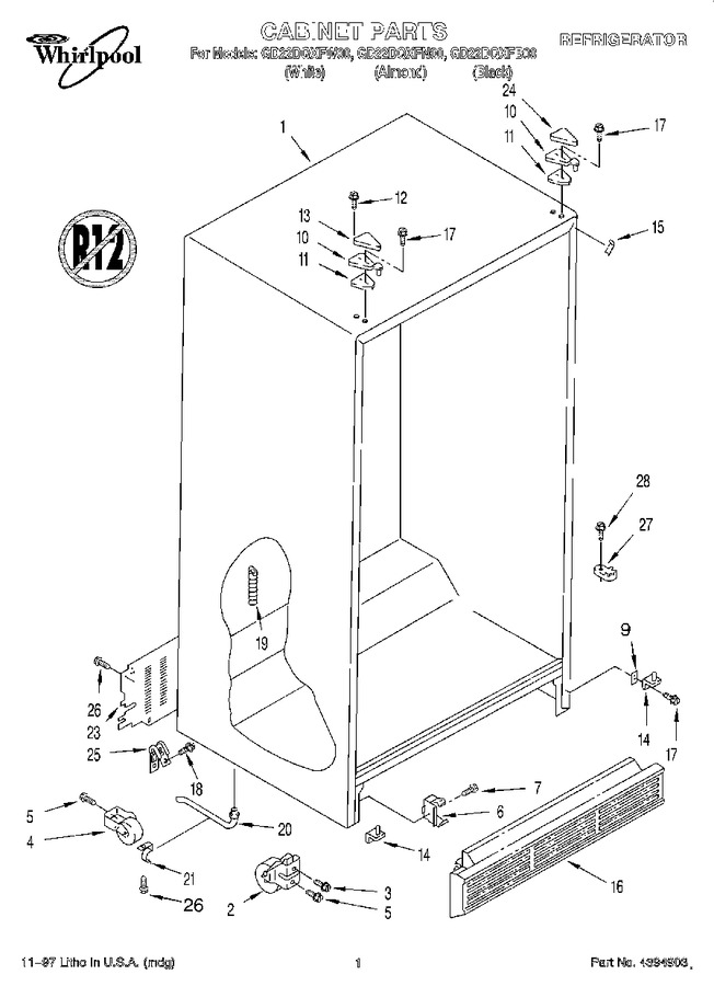 Diagram for GD22DQXFW00