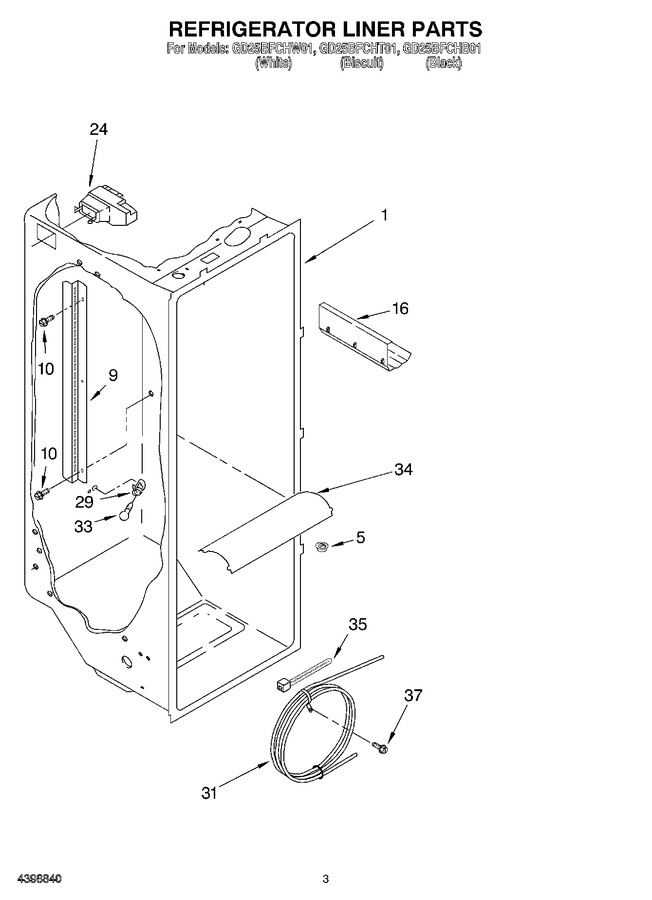 Diagram for GD25BFCHW01